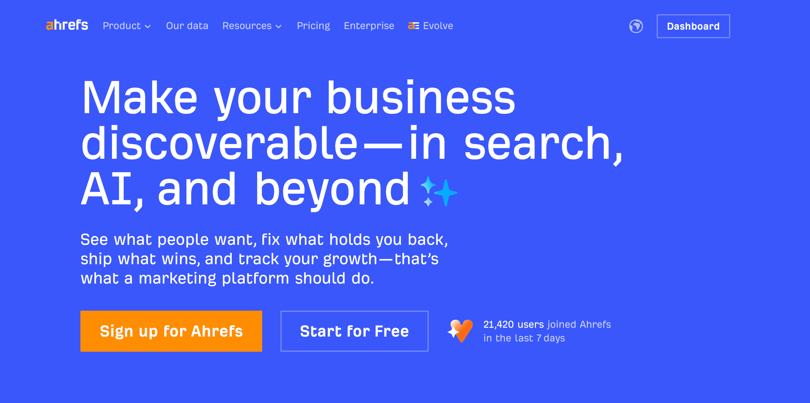 Ahrefs Rank Tracker dashboard with keyword positions, SERP snapshots, and competitor data