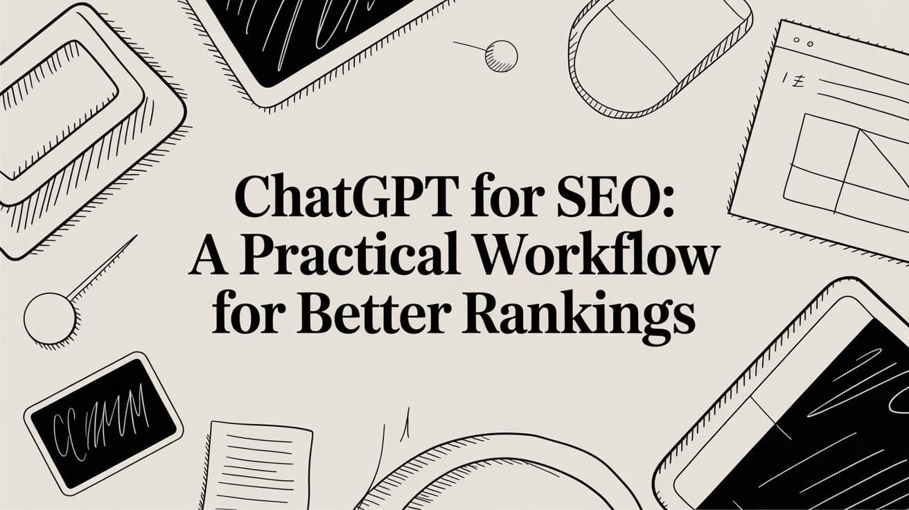 How to Actually Use ChatGPT for SEO (A Workflow That Works)