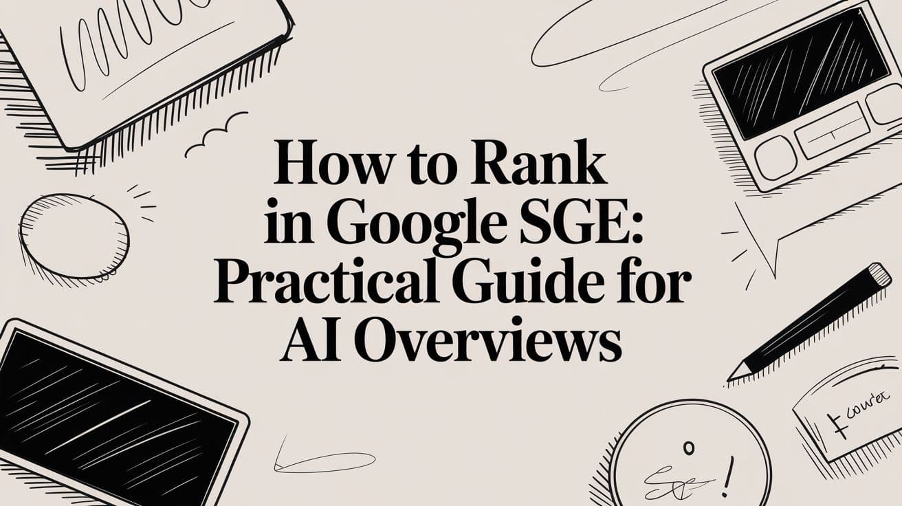 How to Rank in Google SGE: A Practical Guide to AI Overviews