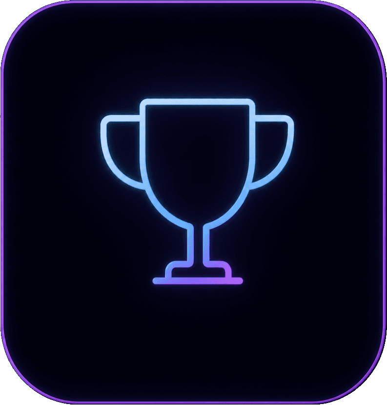 Trophy icon, representing competitor comparison and winning categories