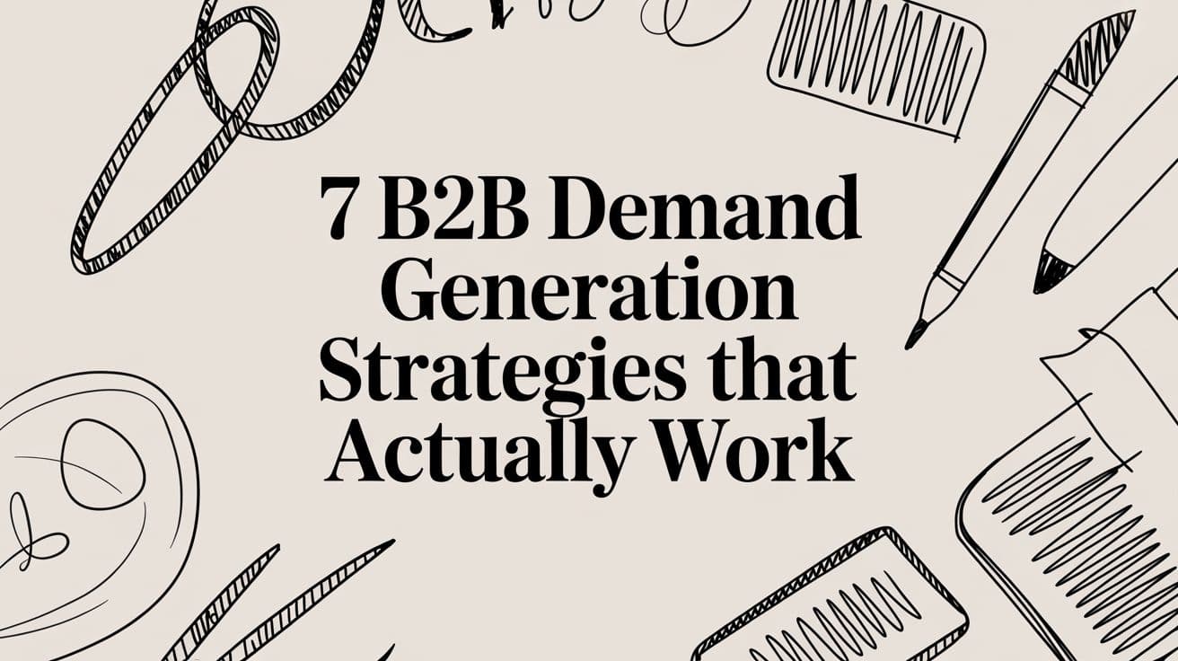 7 B2B Demand Generation Strategies That Actually Work