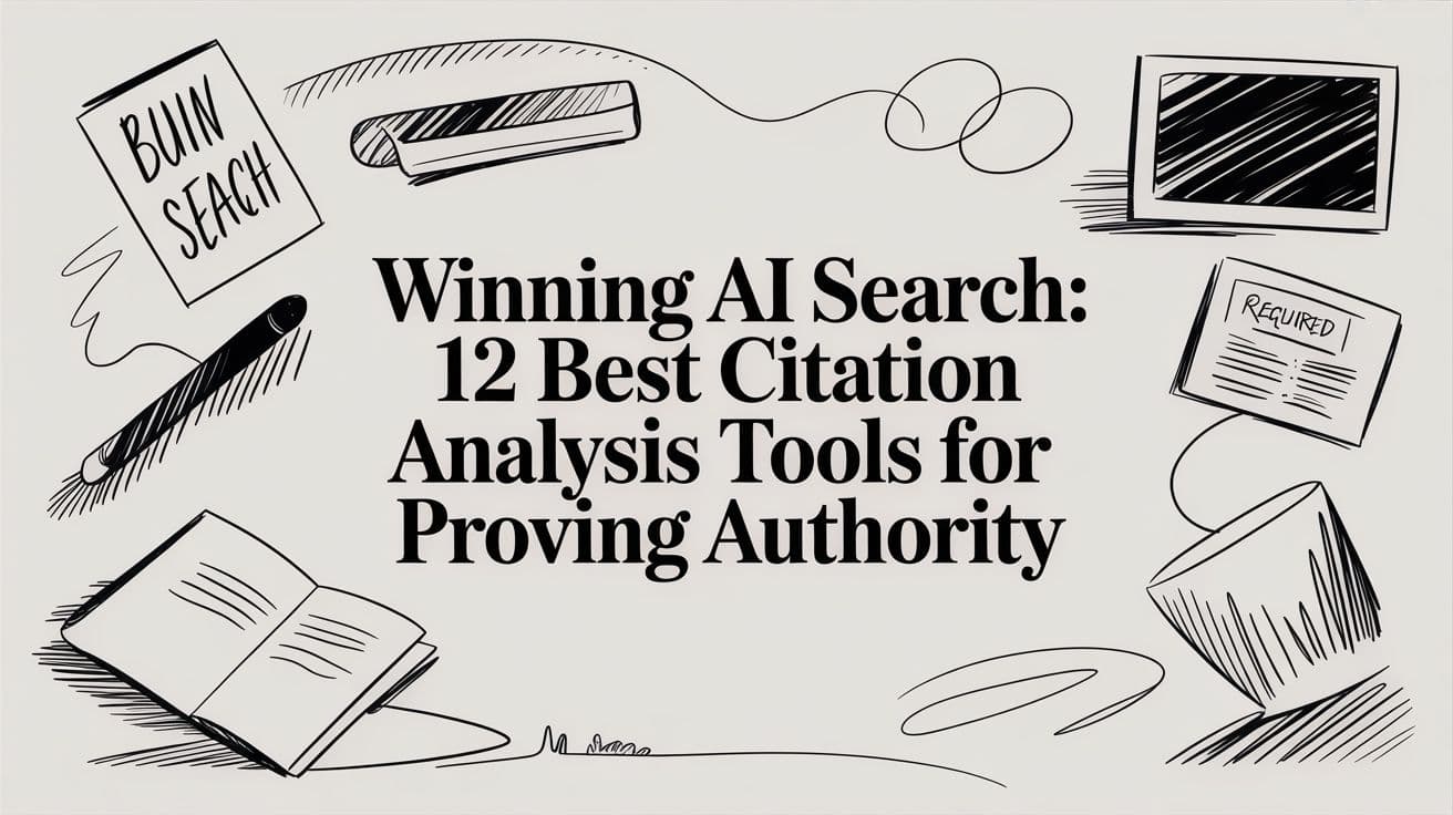 Winning AI Search: 12 Best Citation Analysis Tools for Proving Authority