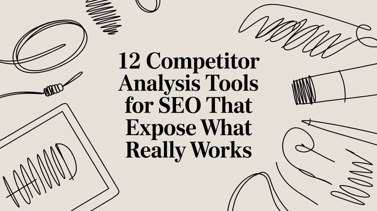 12 Competitor Analysis Tools for SEO That Expose What Really Works