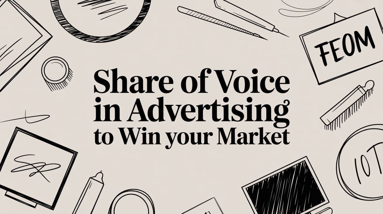 Your Brand Is Quieter Than You Think: The Real Guide to Share of Voice in Advertising