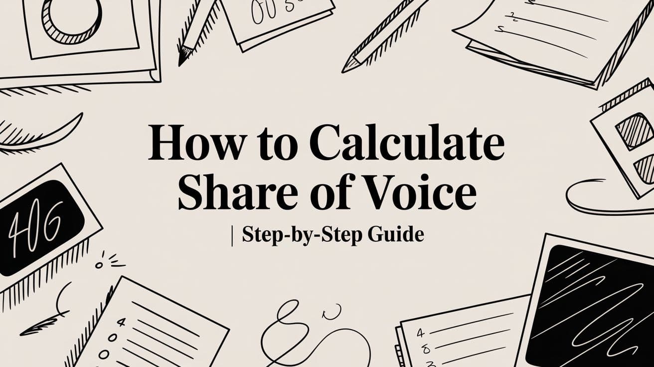 How to Calculate Share of Voice (and Actually Use the Number)