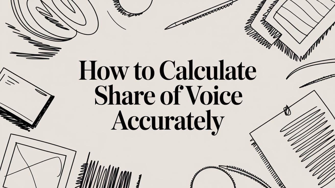 How to Calculate Share of Voice When You're Not the Market Leader