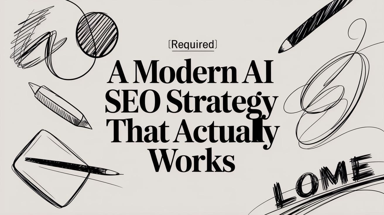 Your Guide to a Modern AI SEO Strategy That Actually Works