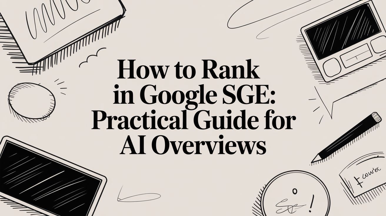 How to Rank in Google SGE: A Practical Guide to AI Overviews